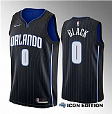 Men's Orlando Magic #0 Anthony Black Black 2023 Draft Association Edition Stitched Basketball Jersey,baseball caps,new era cap wholesale,wholesale hats